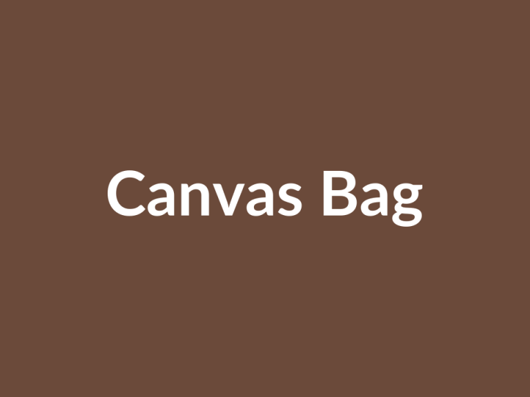 Cotton Canvas Tote Bag — Screen / Digital Print
